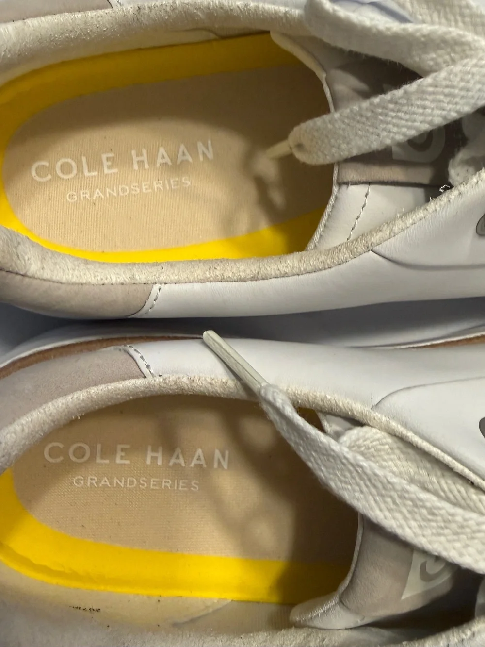 Cole Haan Grand Pro Topspin Women's White Leather Platform Sneakers 9B